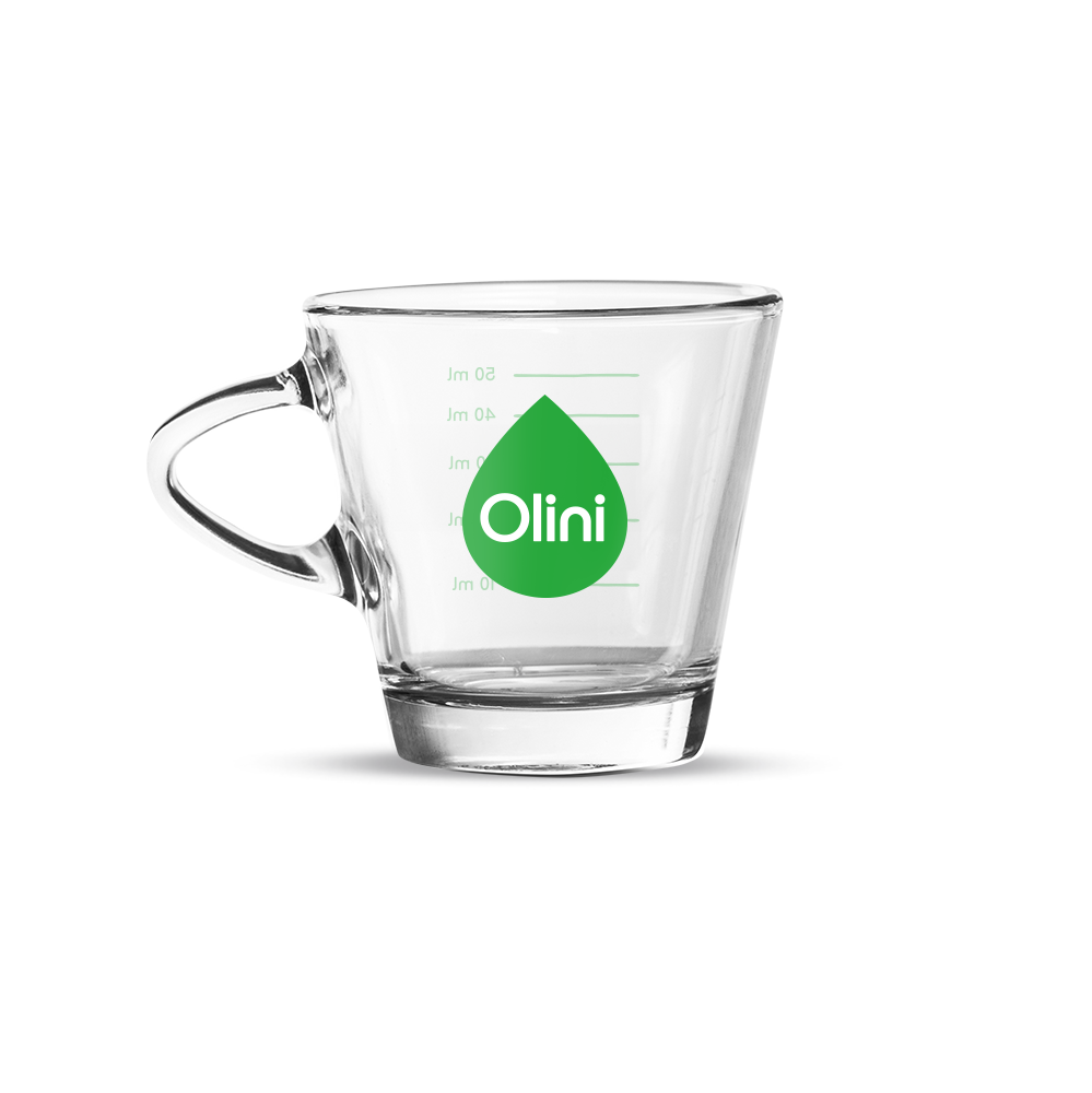 Szklaneczka z miarką Olini