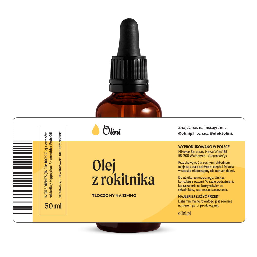 Olej kosmetyczny z rokitnika Olini