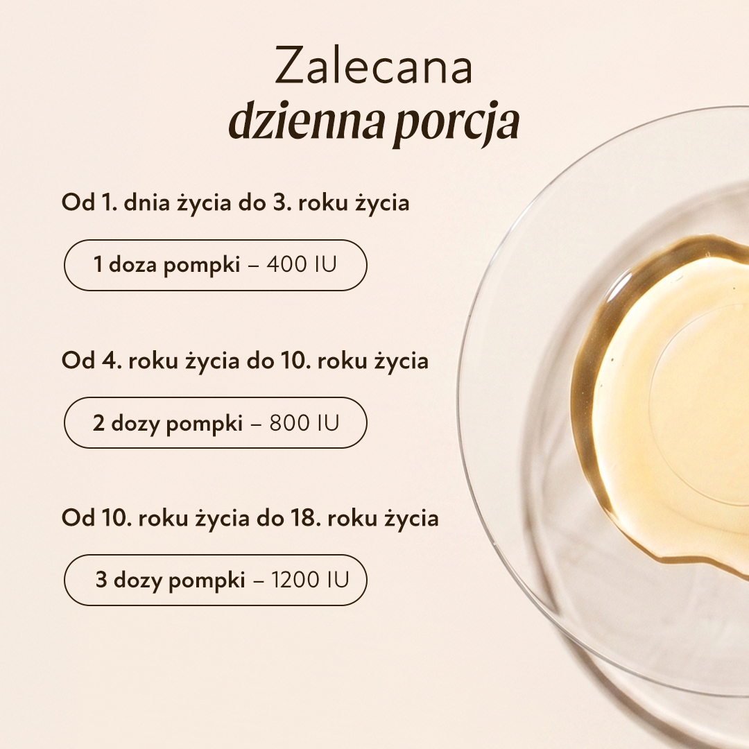Witamina D dla dzieci i niemowląt Olini