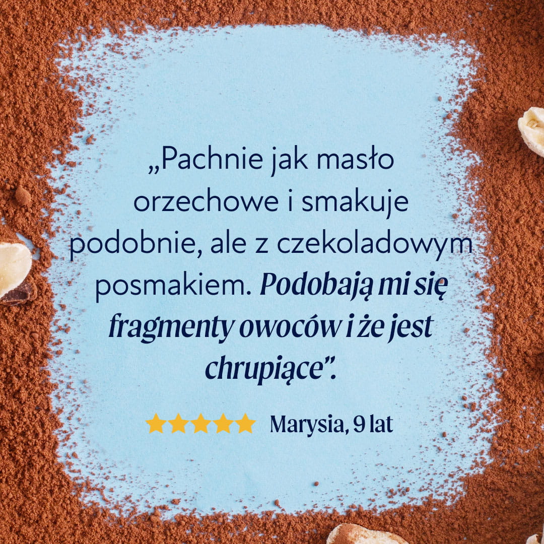 Czekolini - krem z orzechów arachidowych z kakao i bananami Olini