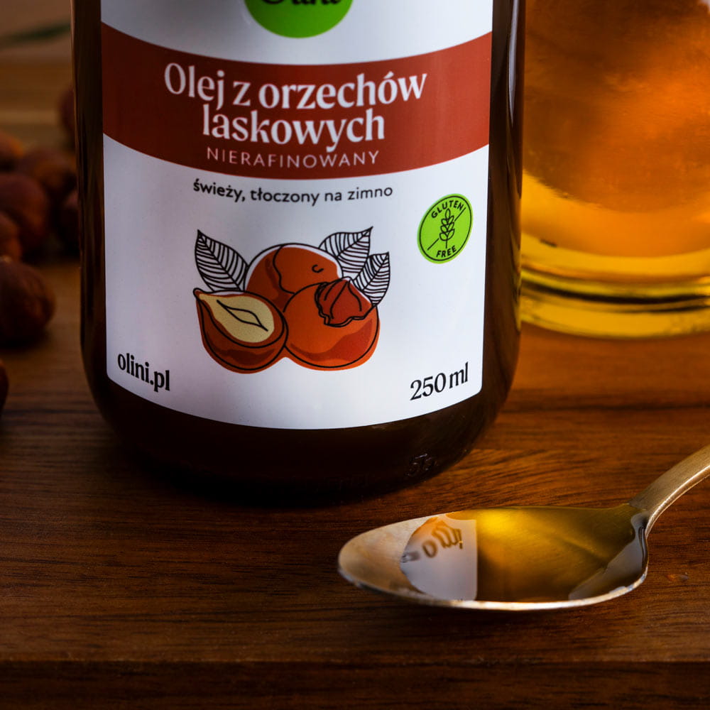Olej z orzechów laskowych Olini