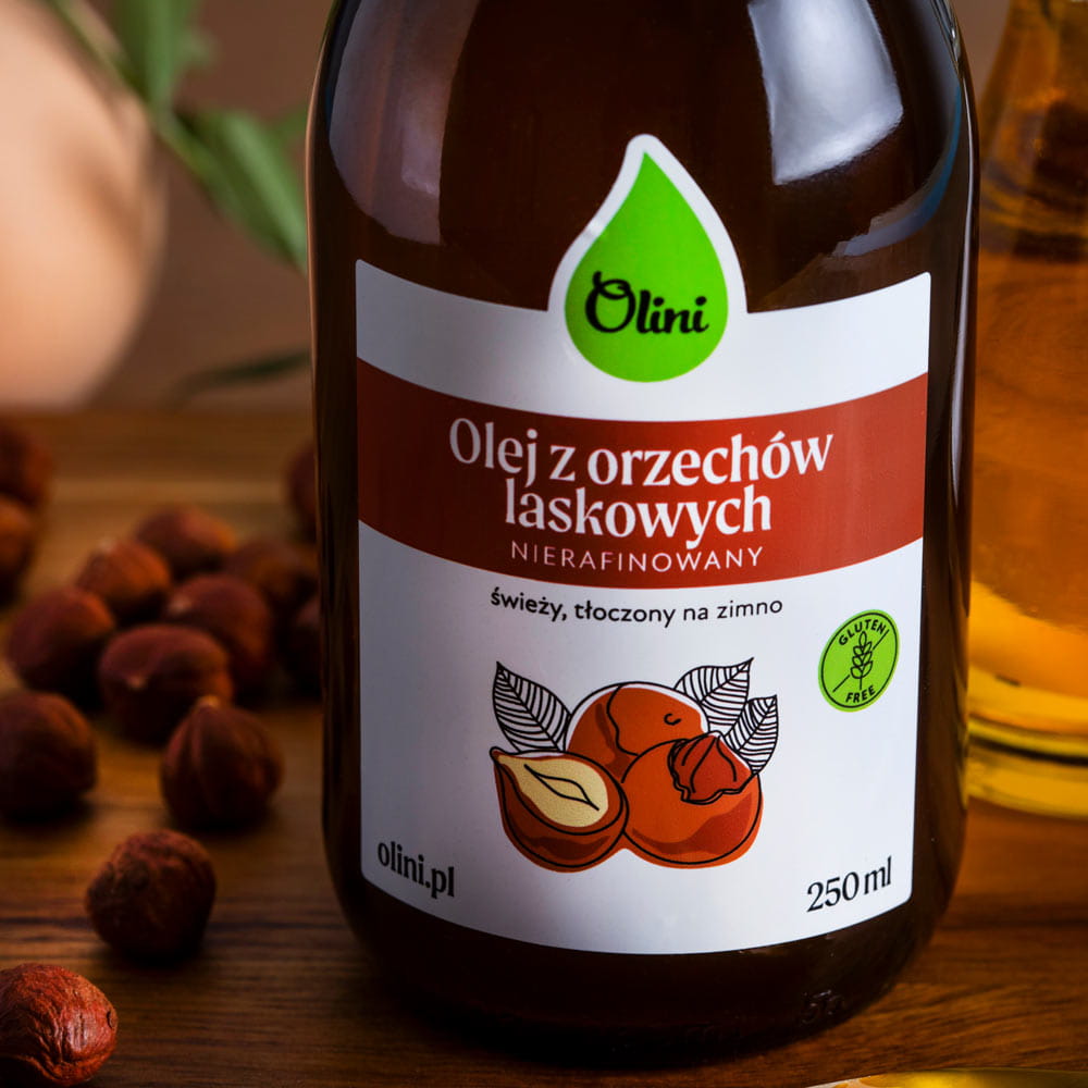 Olej z orzechów laskowych Olini