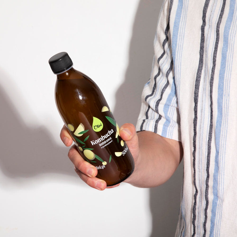Kombucha imbirowa z probiotykami Olini