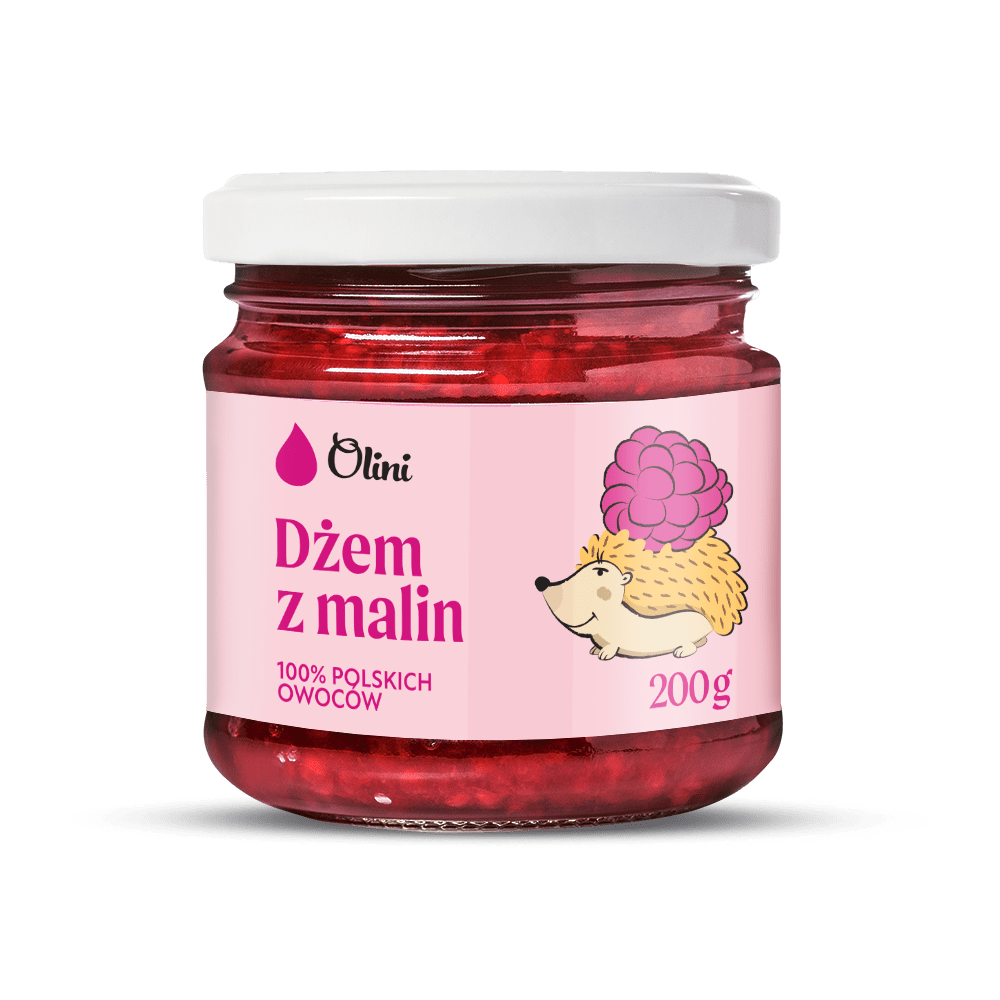 Dżem z malin dla dzieci Olini