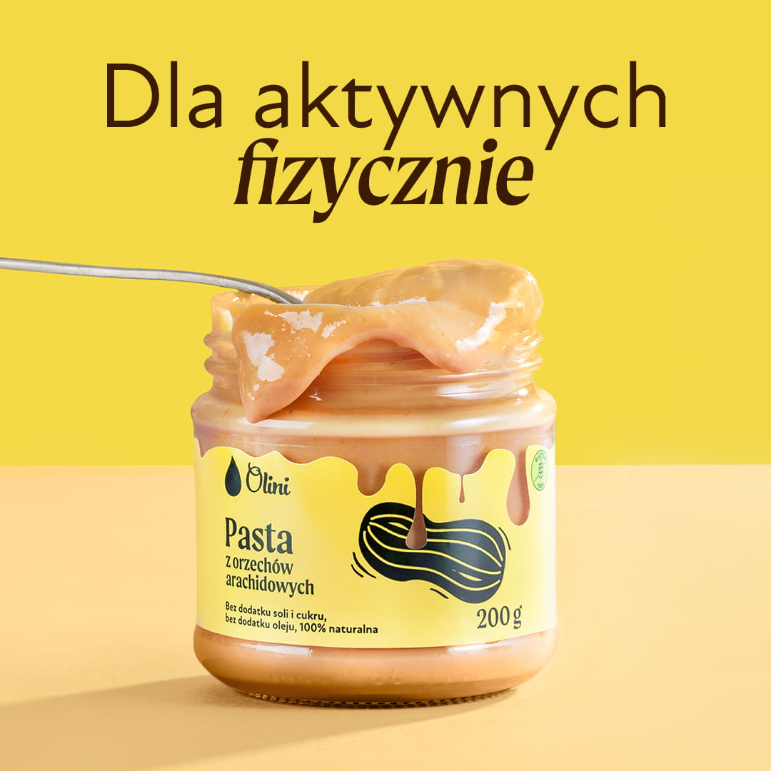Pasta z orzechów arachidowych Olini