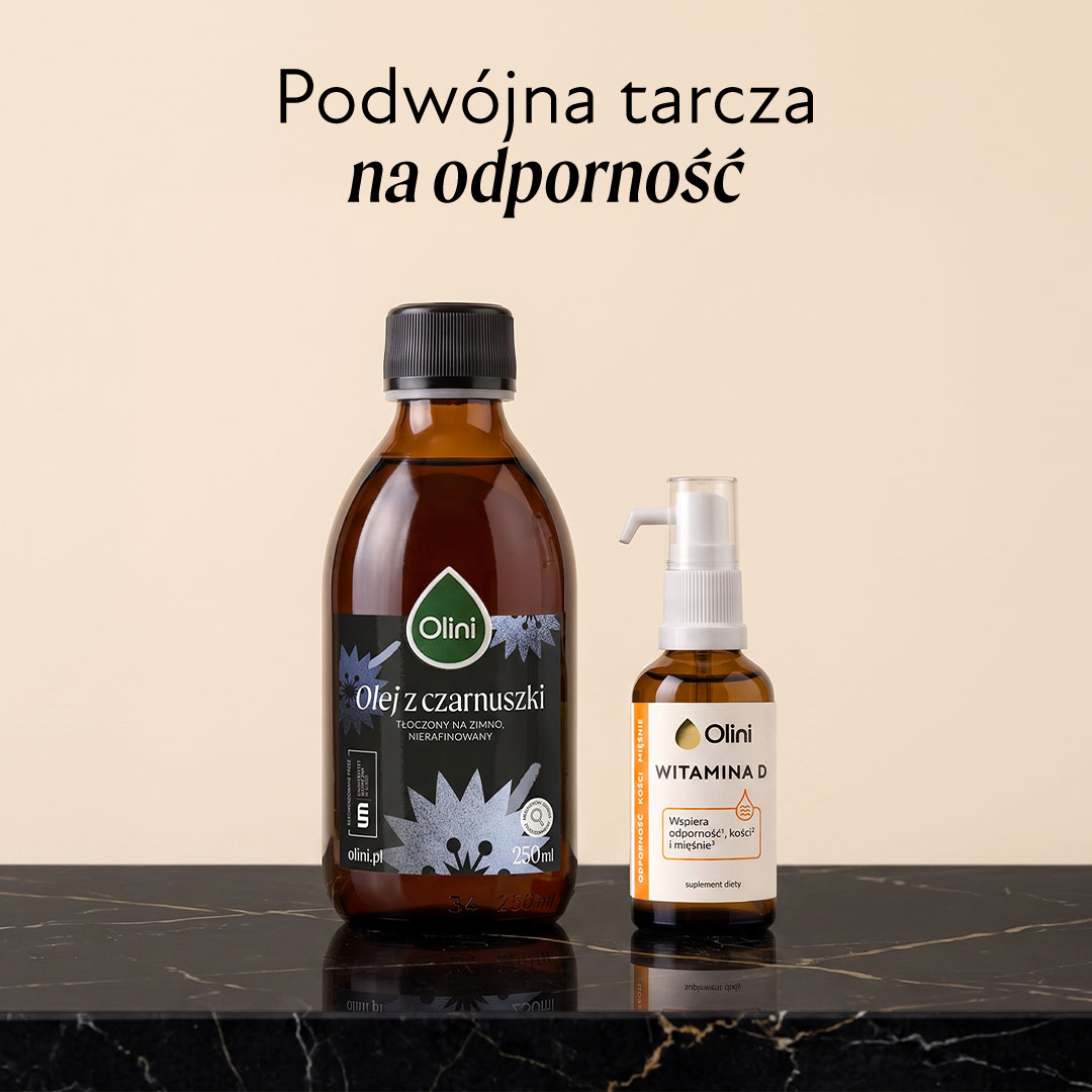 Olej z czarnuszki z witaminą D