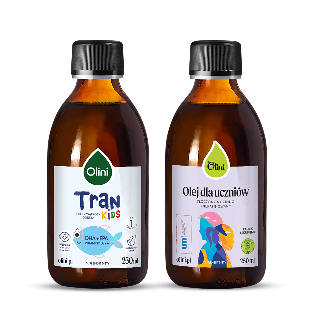 Tran dla dzieci z olejem dla uczniów