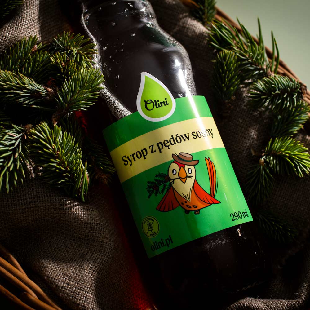 Syrop z pędów sosny Olini