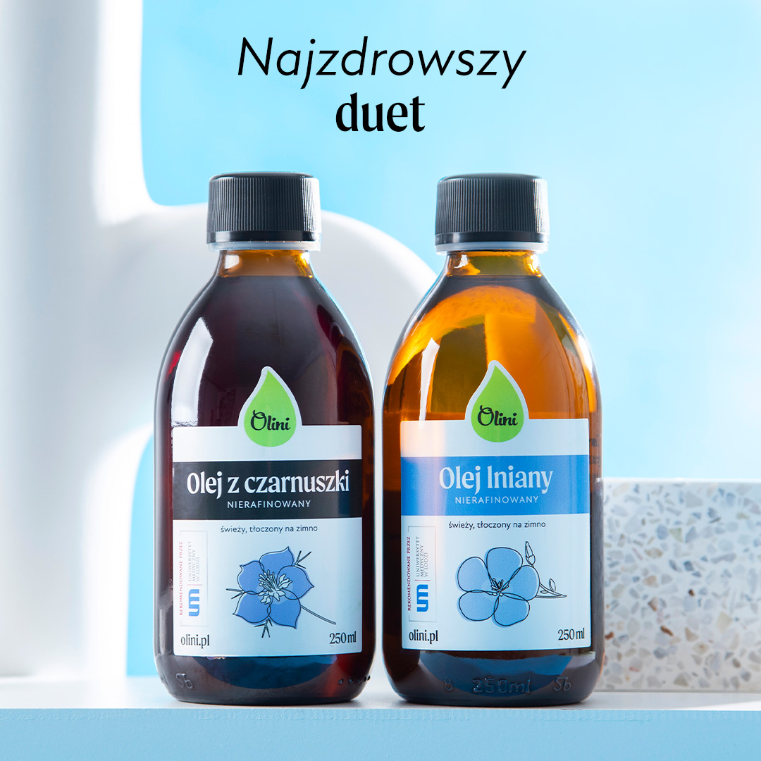 Dwa oleje rekomendowane przez naukowców Olini