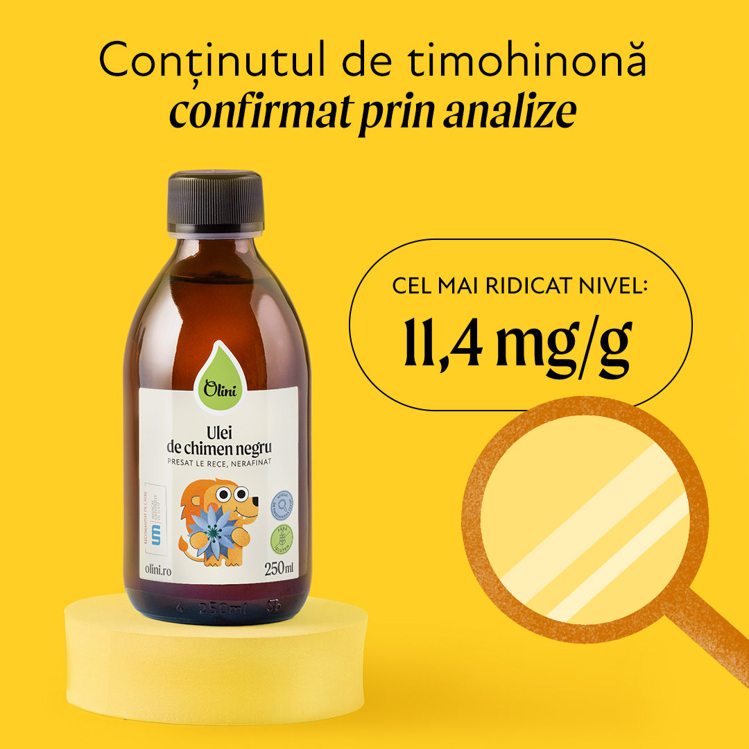 Ulei de chimen negru pentru copii Olini