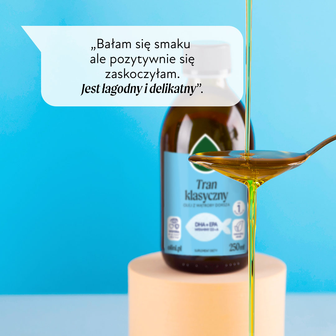 Tran z wątroby dorsza Olini
