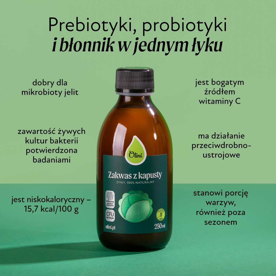 Zakwas z kapusty Olini