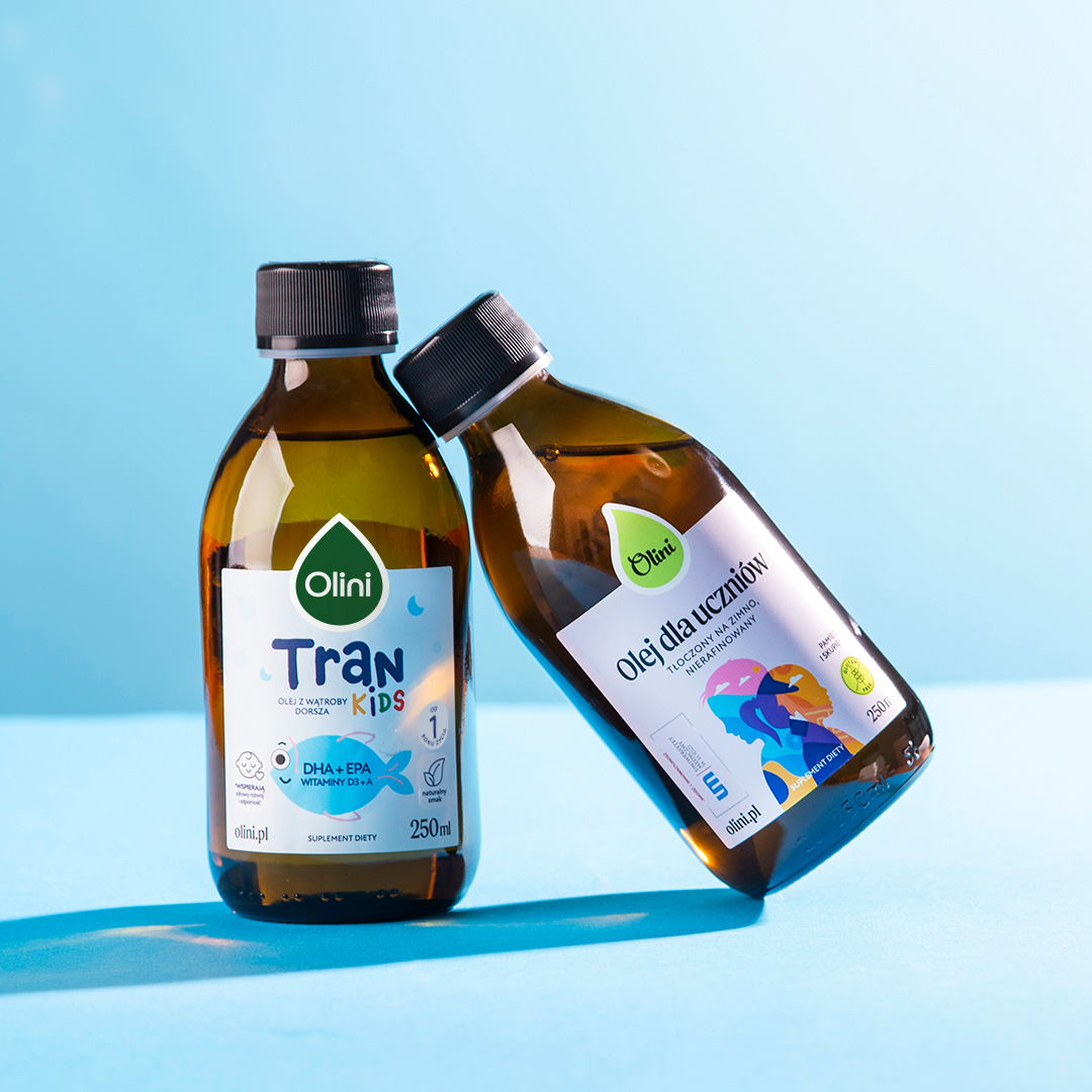 Tran dla dzieci z olejem dla uczniów
