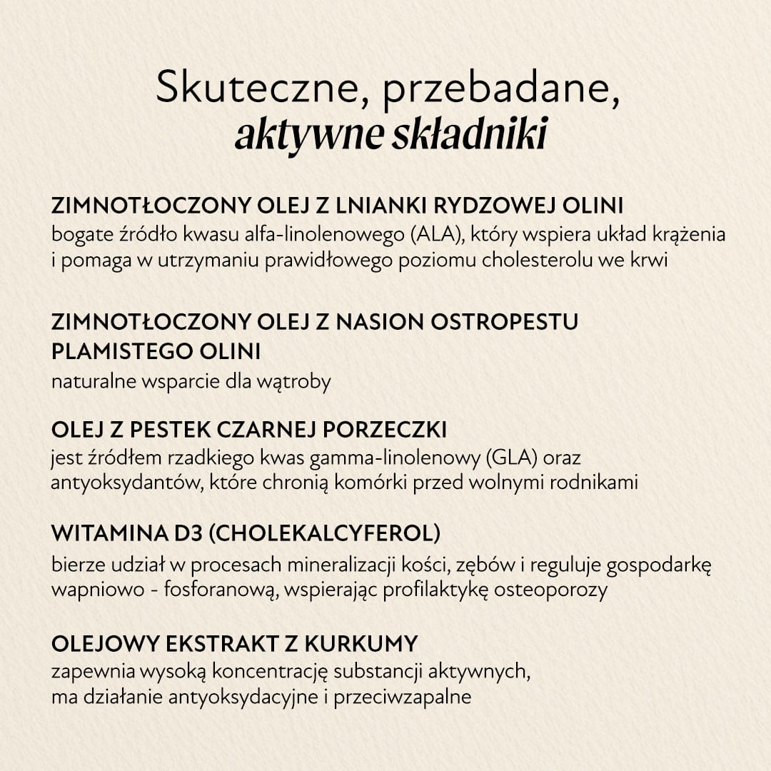 Olej dla seniora Olini