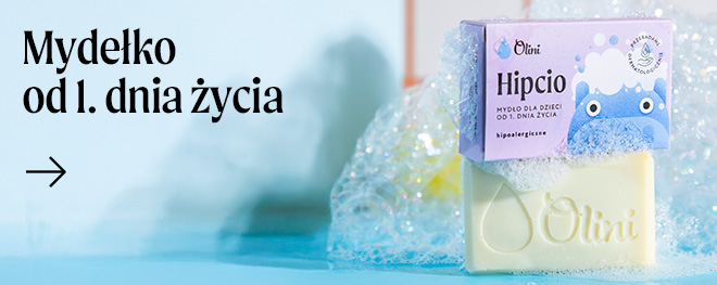 Mydełko Hipcio od 1. dnia życia