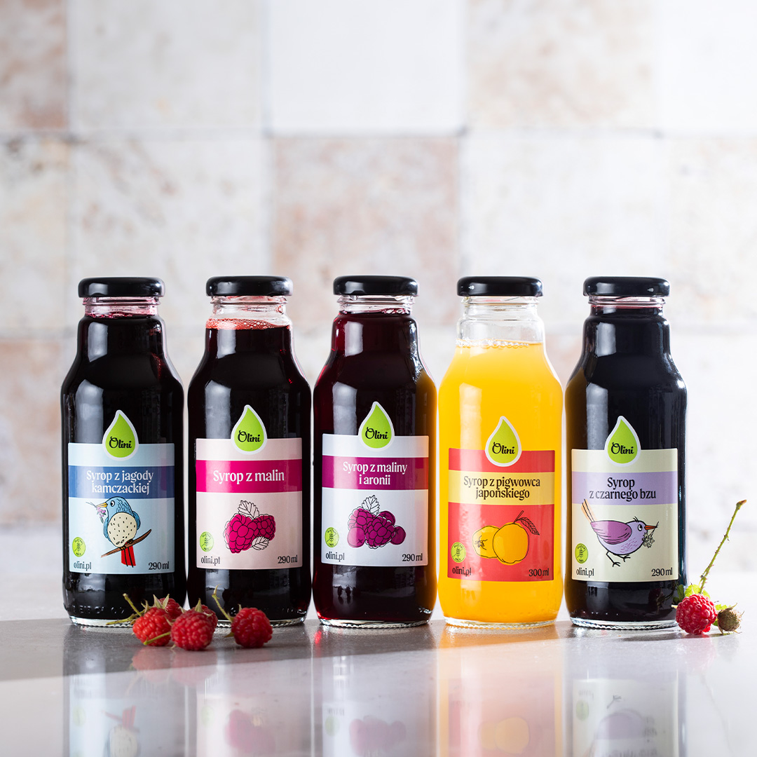 Tran dla dzieci z syropem owocowym