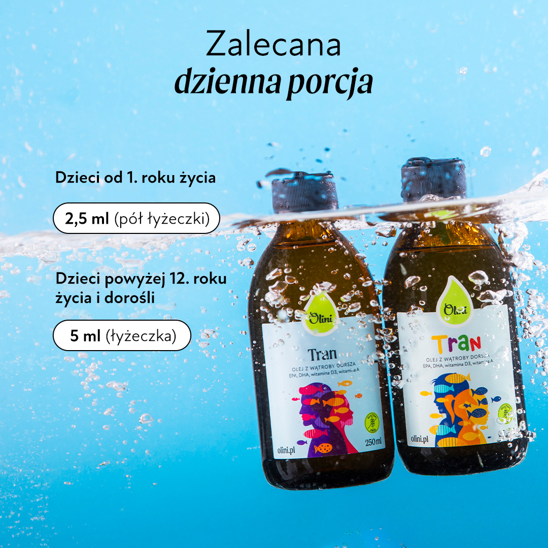 Tran z wątroby dorsza Olini