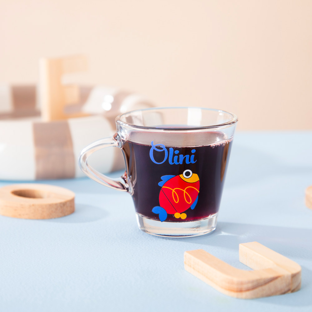 Szklaneczka z rybką Olini