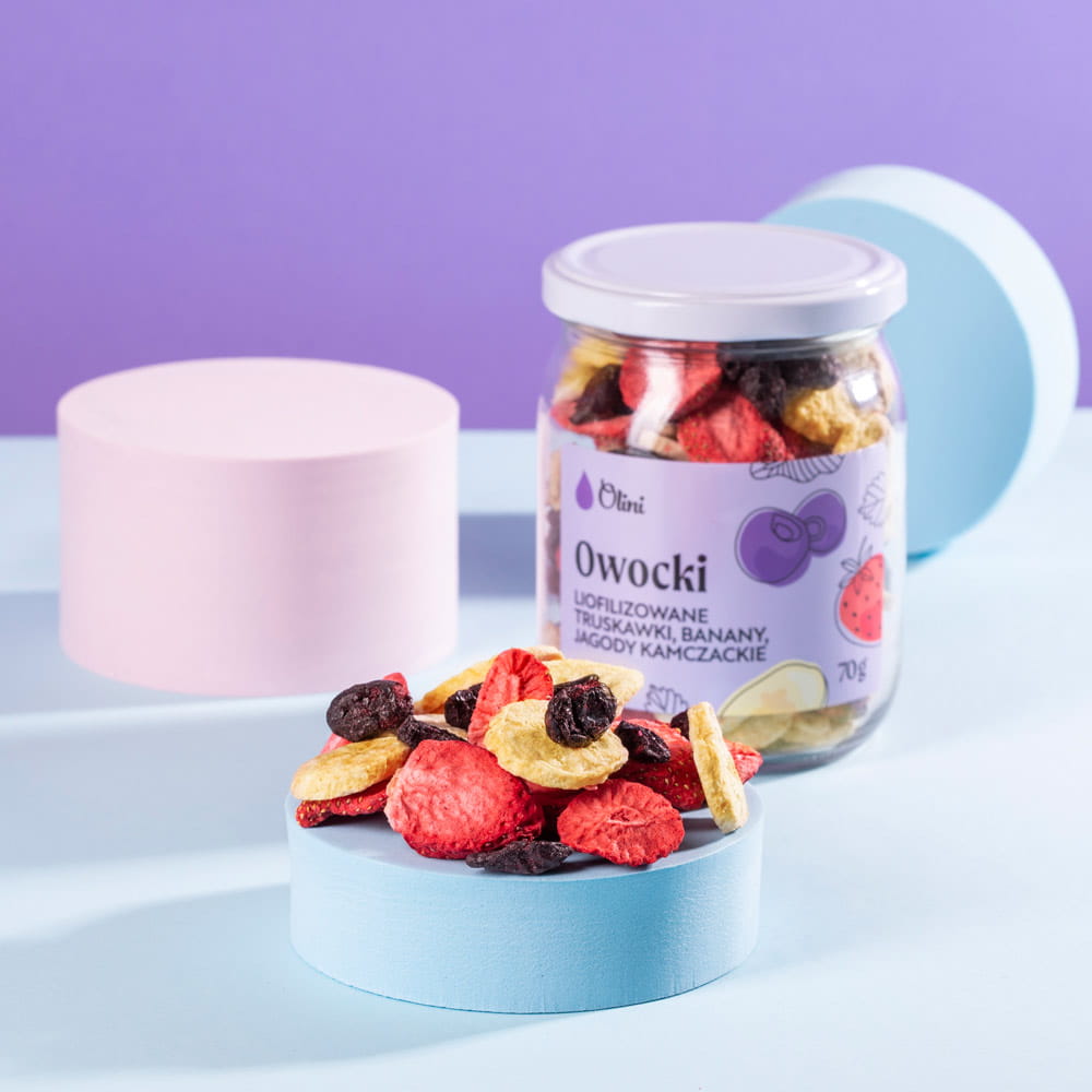 Owocki liofilizowane MIX Olini