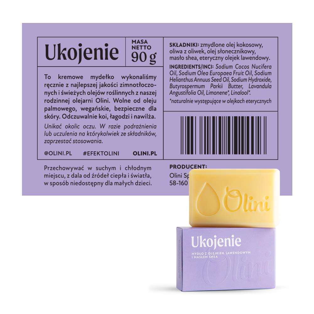 Ukojenie - mydło lawendowe