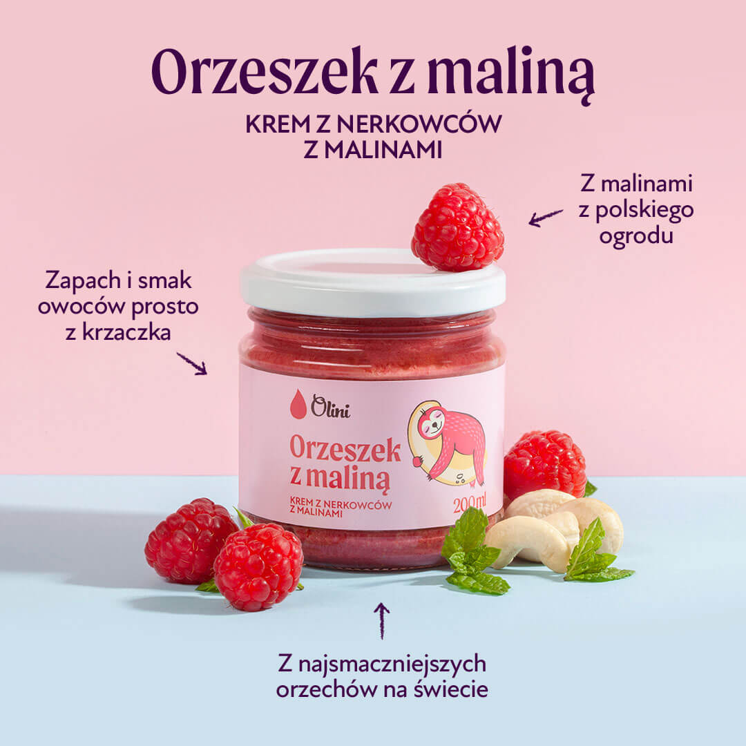 Orzeszek z maliną Olini