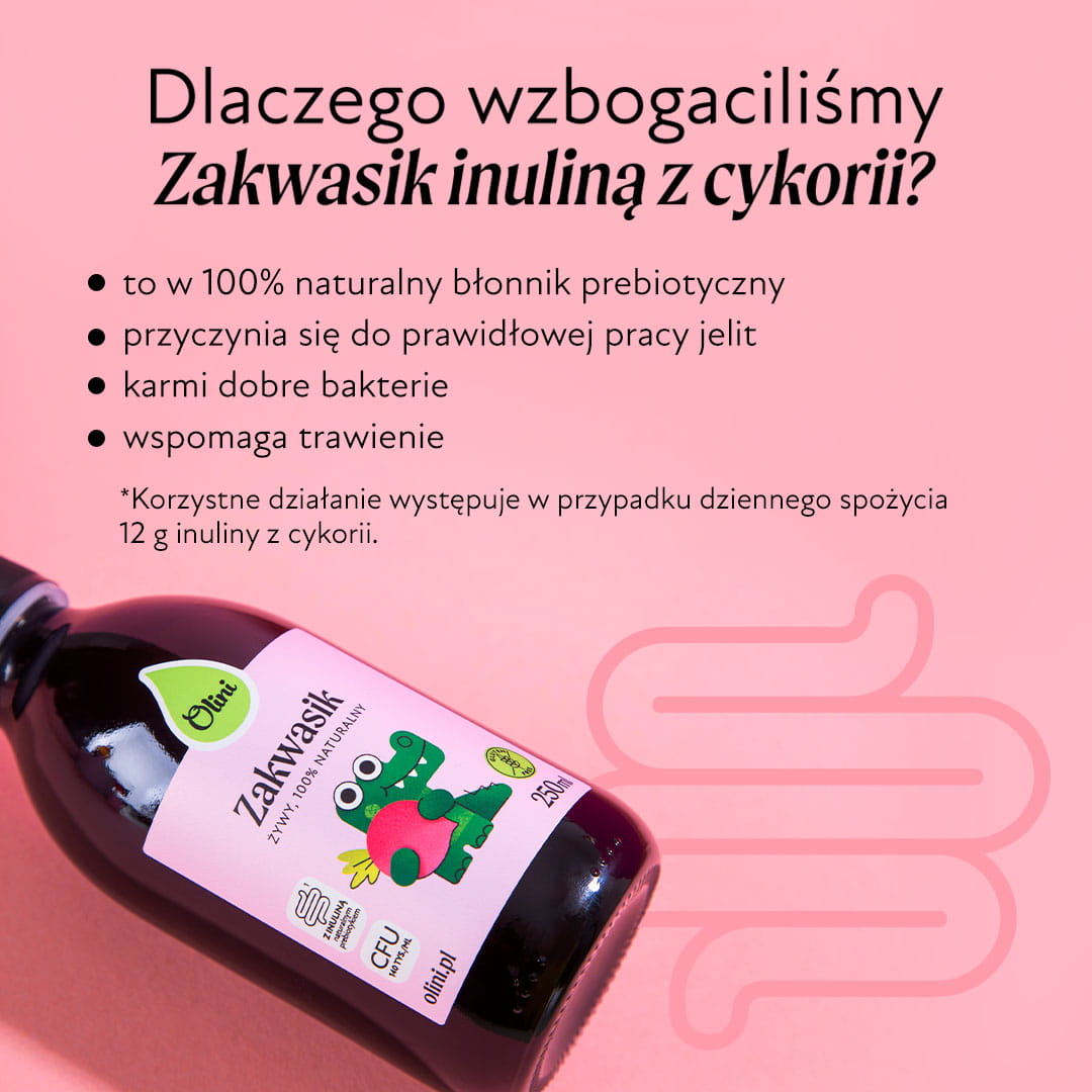 Zakwas dla dzieci z błonnikiem