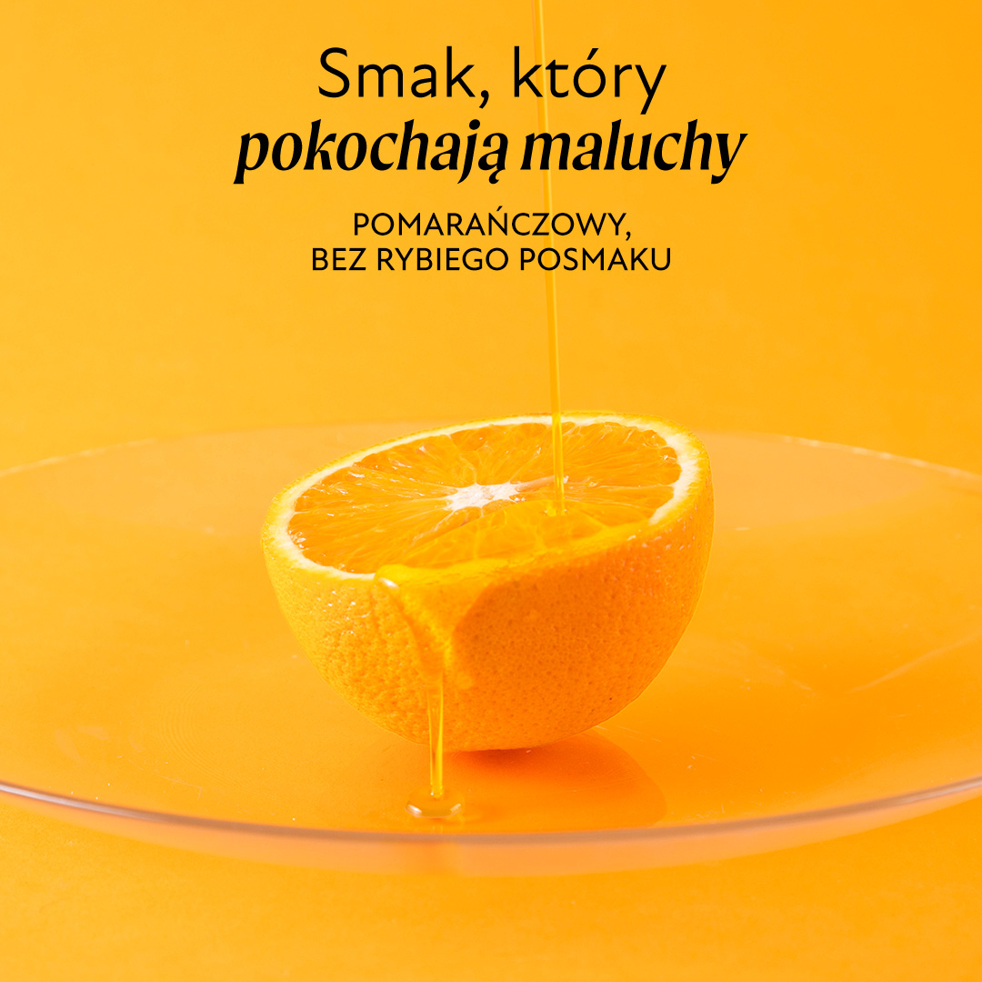 Tran o smaku pomarańczowym Olini