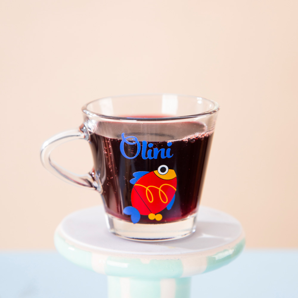 Szklaneczka z rybką Olini
