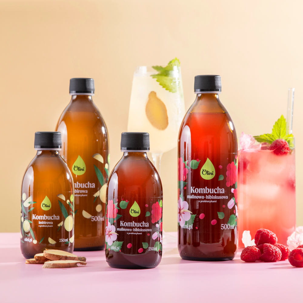 Kombucha imbirowa z probiotykami Olini