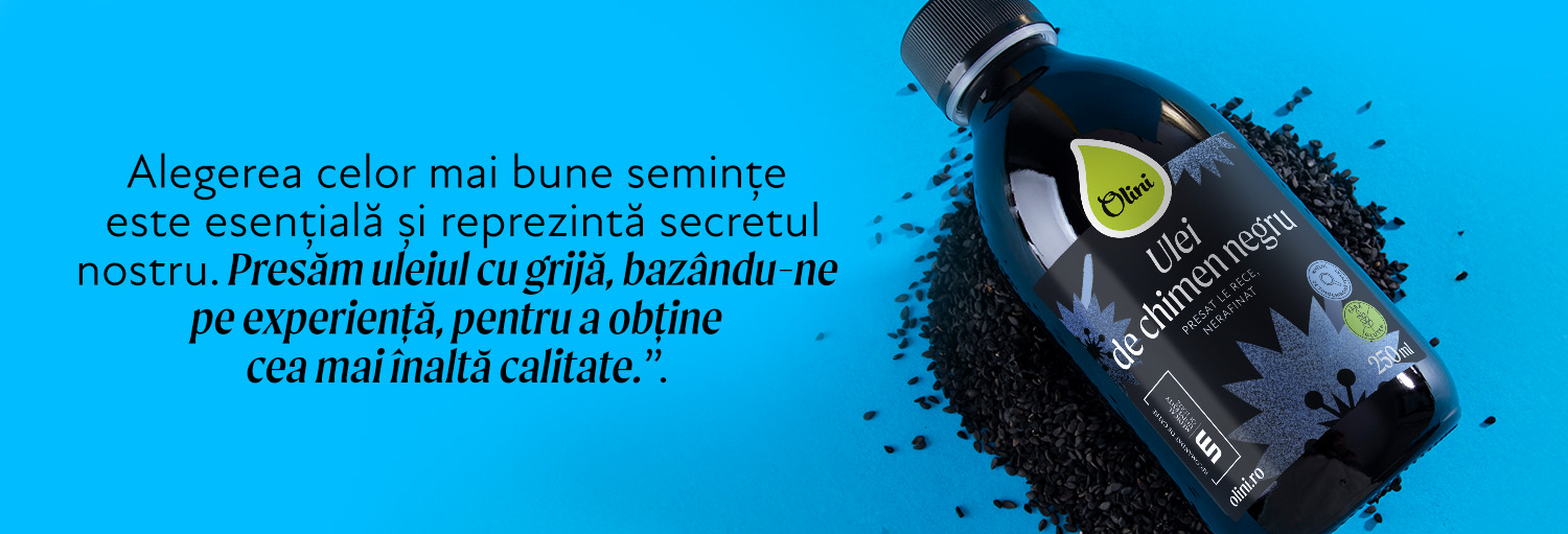 Ulei de chimen negru Olini presat la rece
