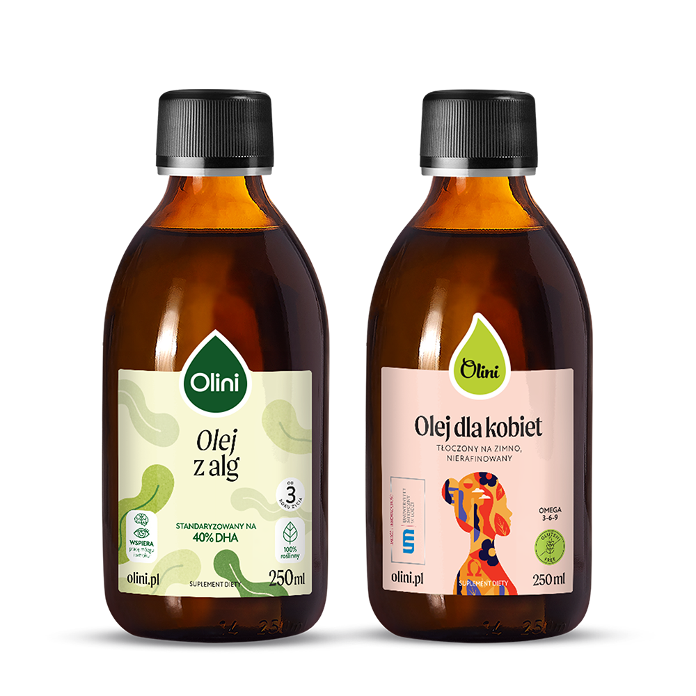 Olej z alg z olejem dla kobiet