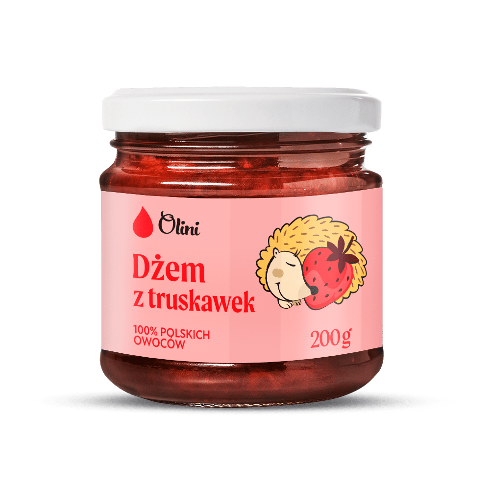 Dżem z truskawek dla dzieci Olini