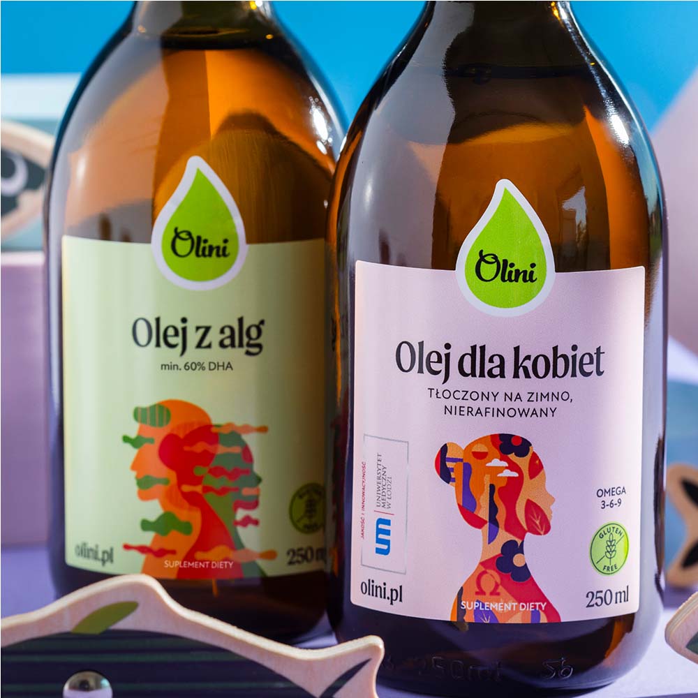Olej z alg z olejem dla kobiet