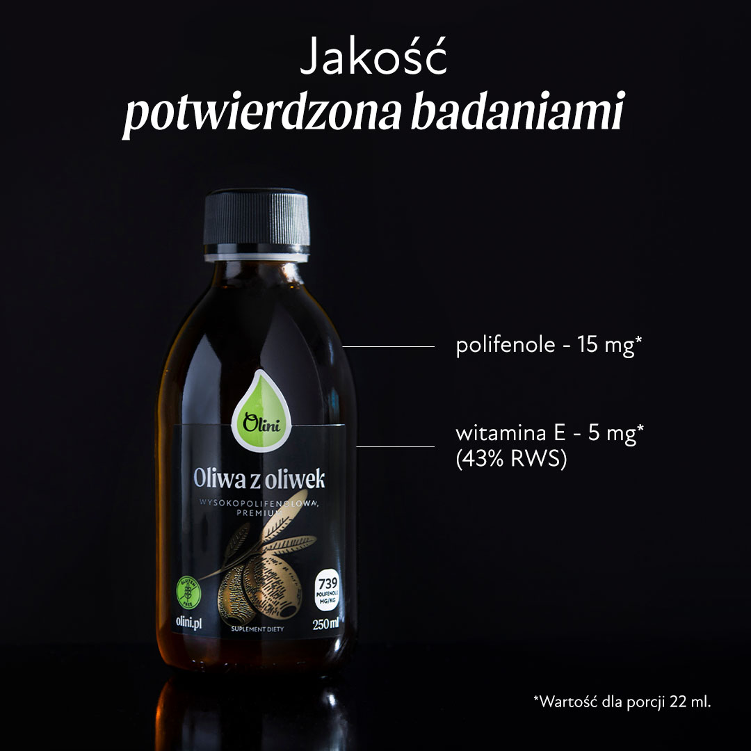 Oliwa z oliwek wysokopolifenolowa Olini