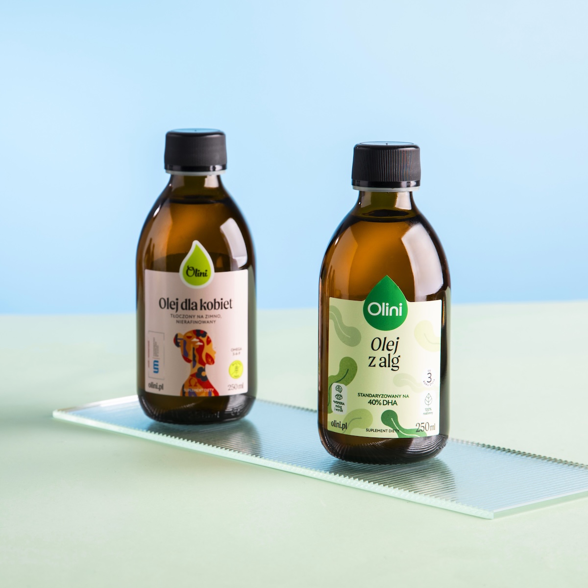 Olej z alg z olejem dla kobiet