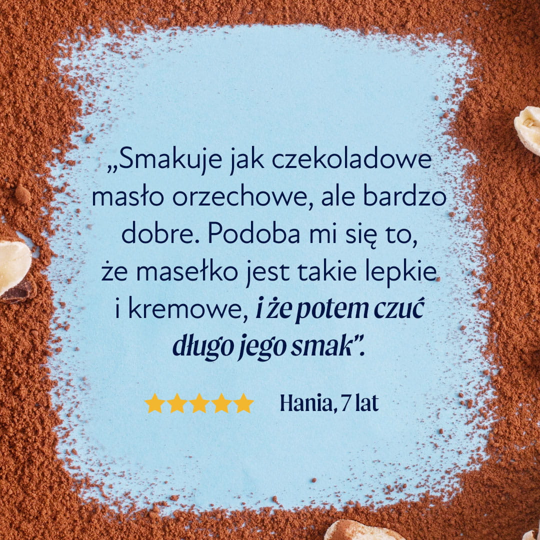 Czekolini - krem z orzechów arachidowych z kakao i bananami Olini
