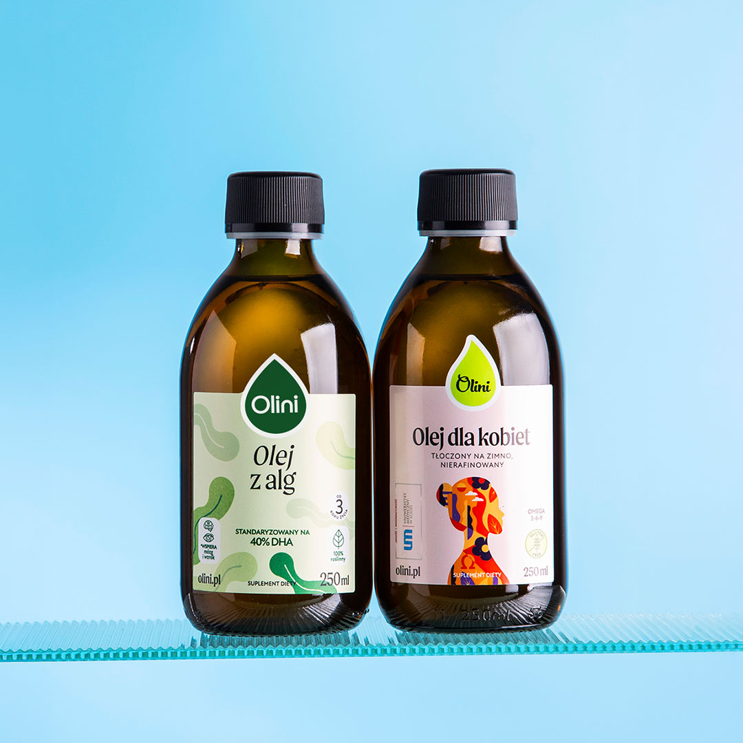 Olej z alg z olejem dla kobiet