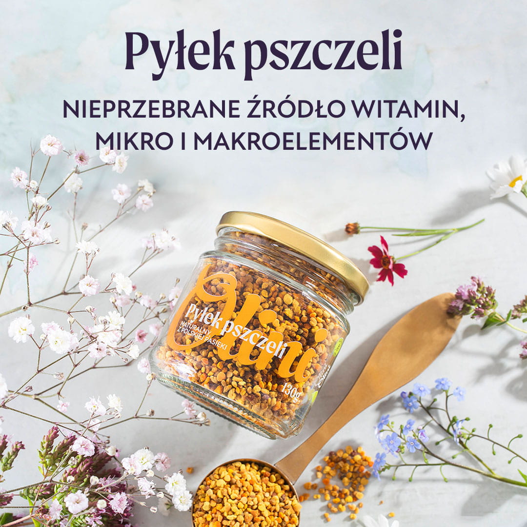 Czego dostarcza pyłek pszczeli?