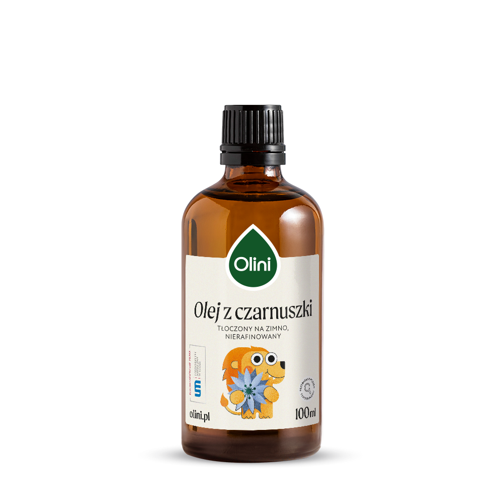 Olej z czarnuszki dla dzieci Olini