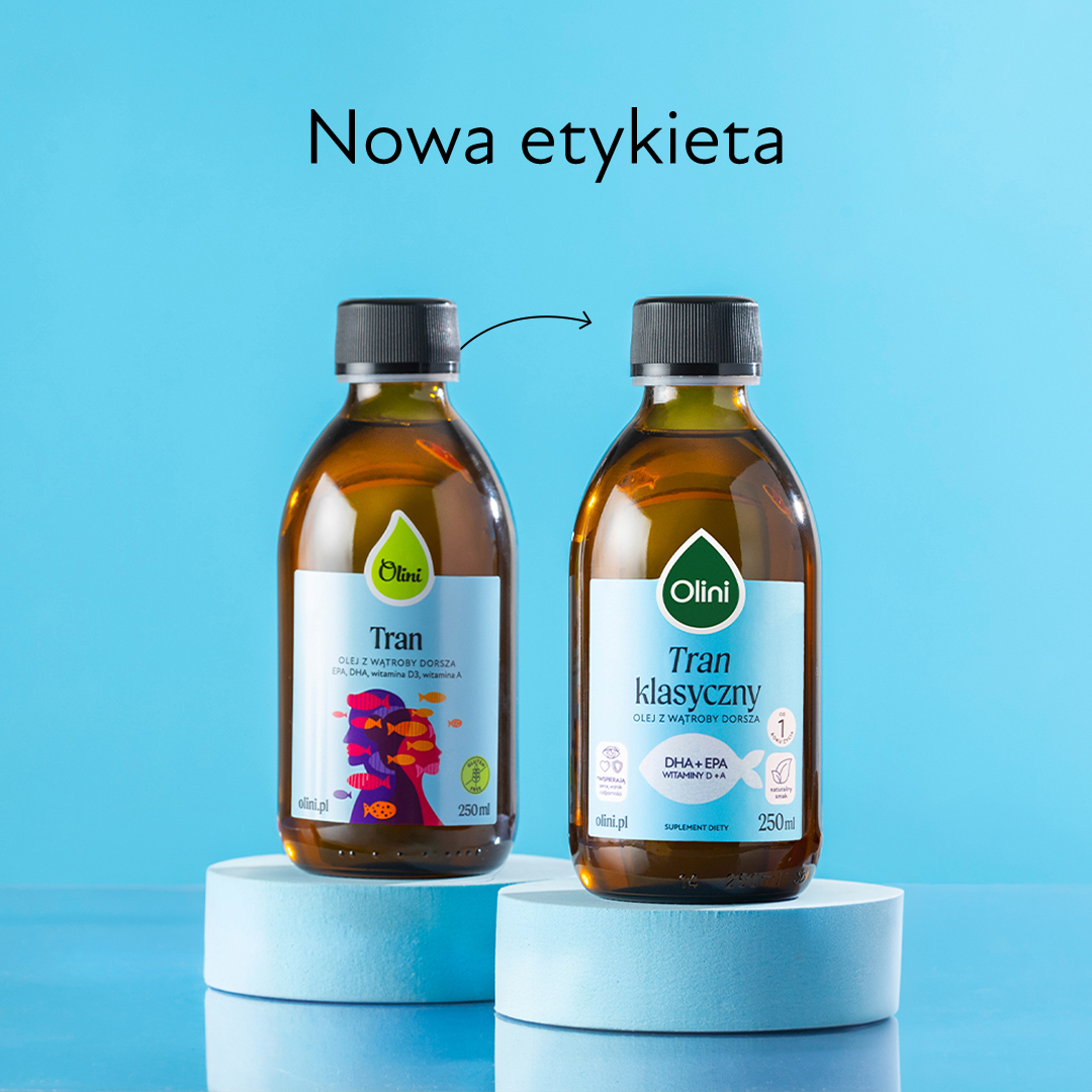 Tran z wątroby dorsza Olini