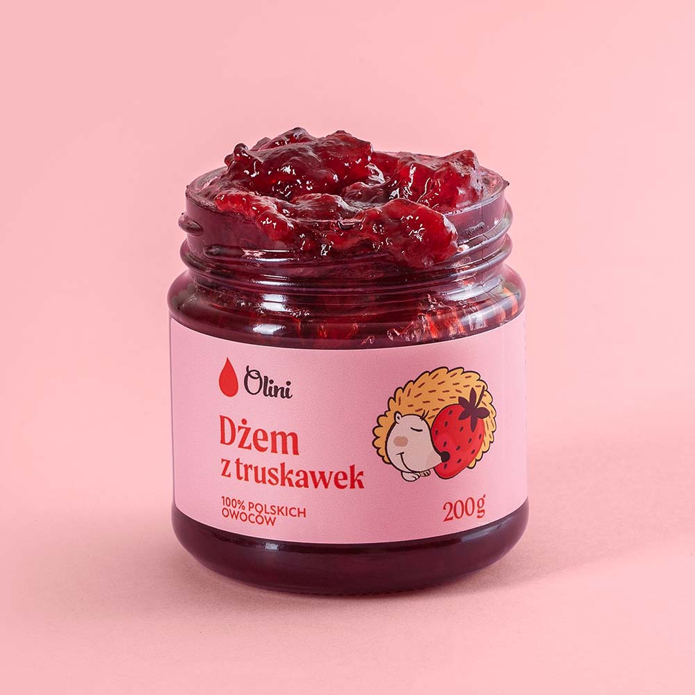 Dżem z truskawek dla dzieci Olini