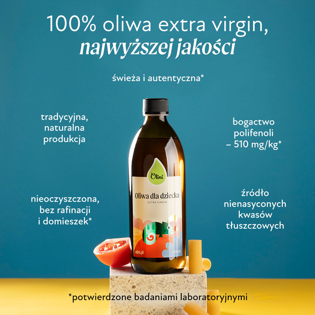 Oliwa z oliwek dla dzieci Olini