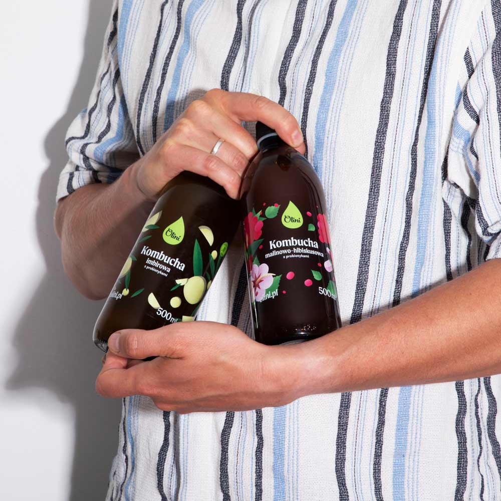 Kombucha imbirowa z probiotykami Olini
