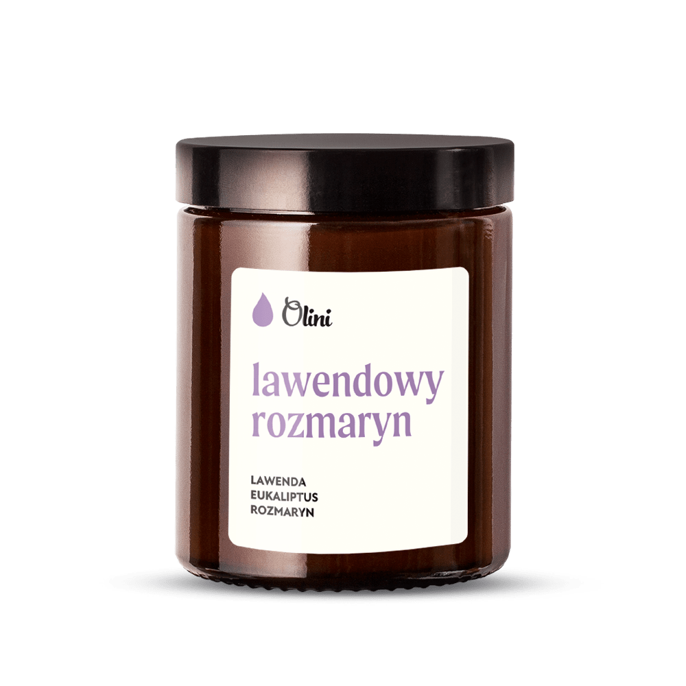 Świeca sojowa Lawendowy Rozmaryn Olini