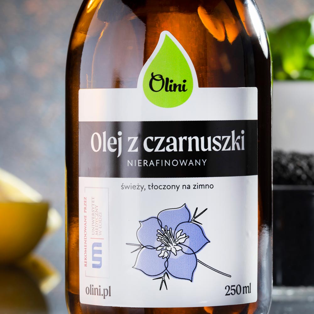 Olej z czarnuszki Olini