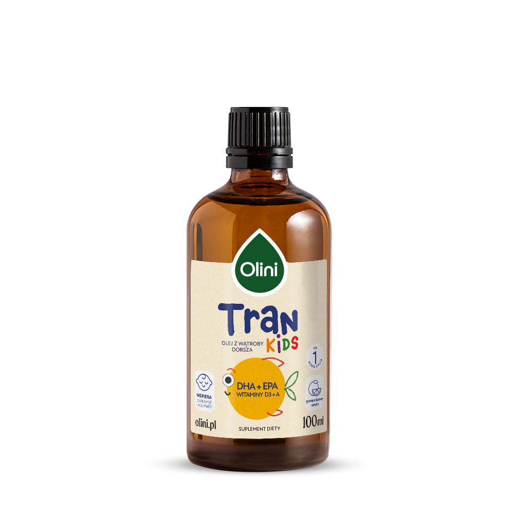 Tran o smaku pomarańczowym Olini