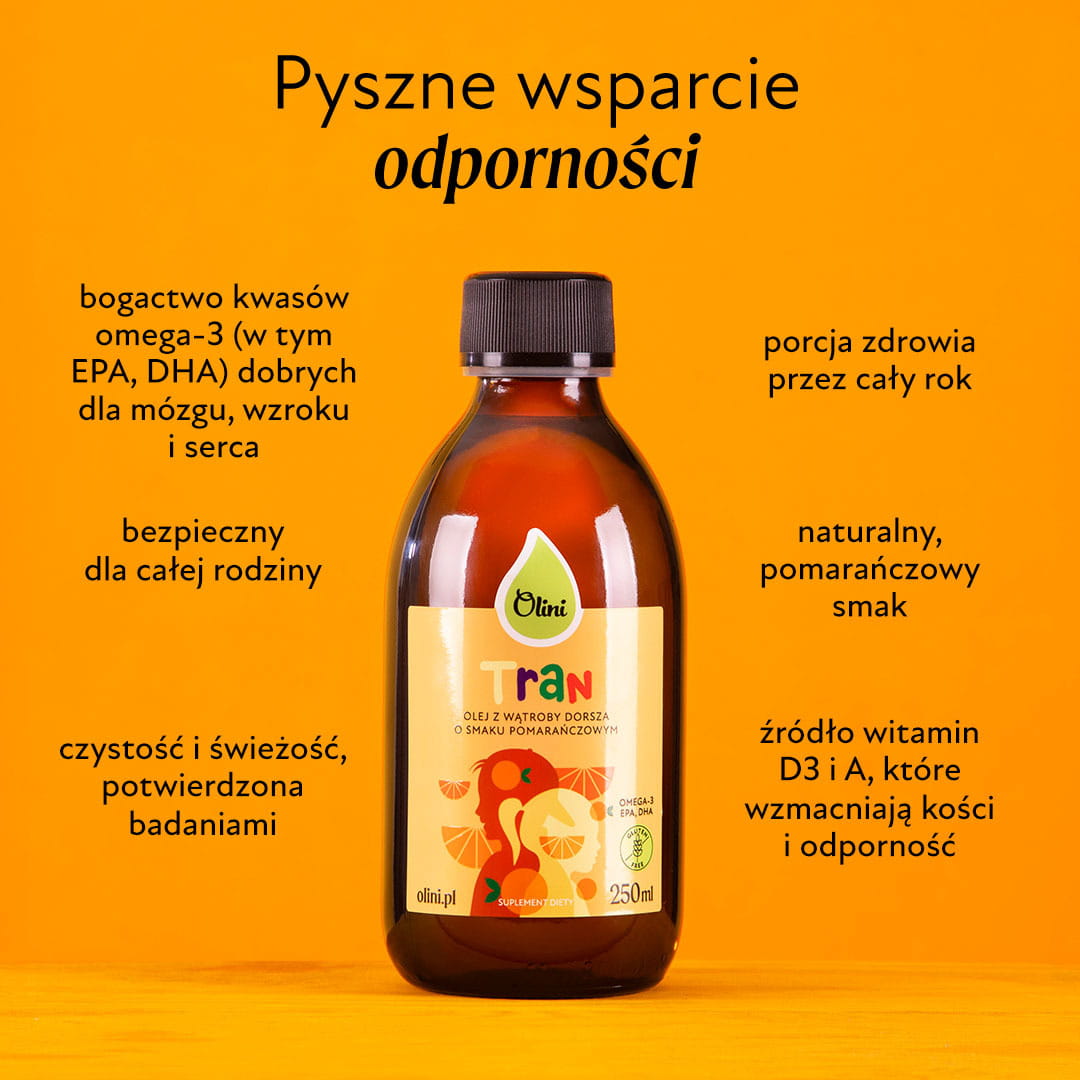 Tran pomarańczowy - właściwości