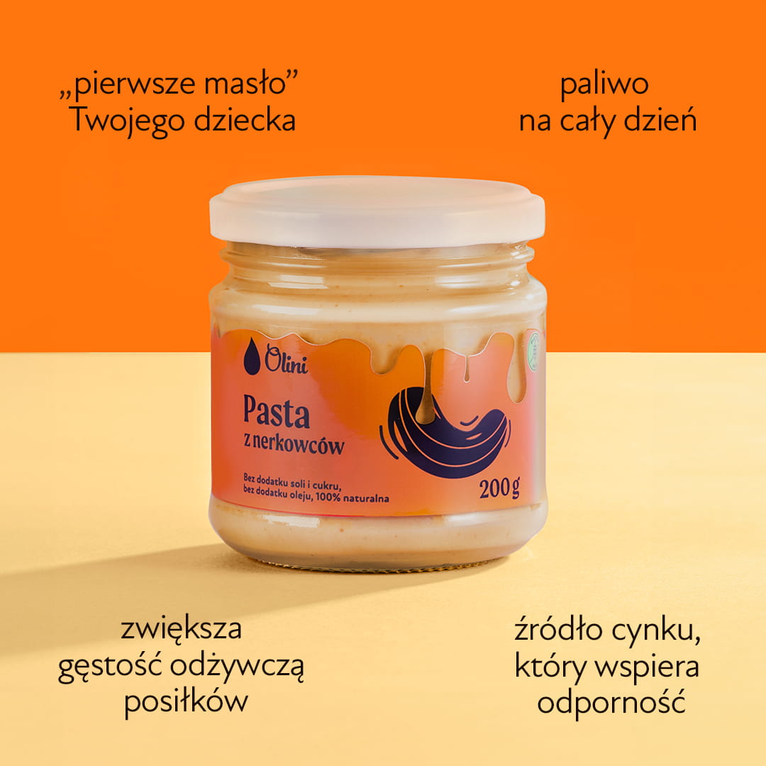 Pasta z nerkowców Olini