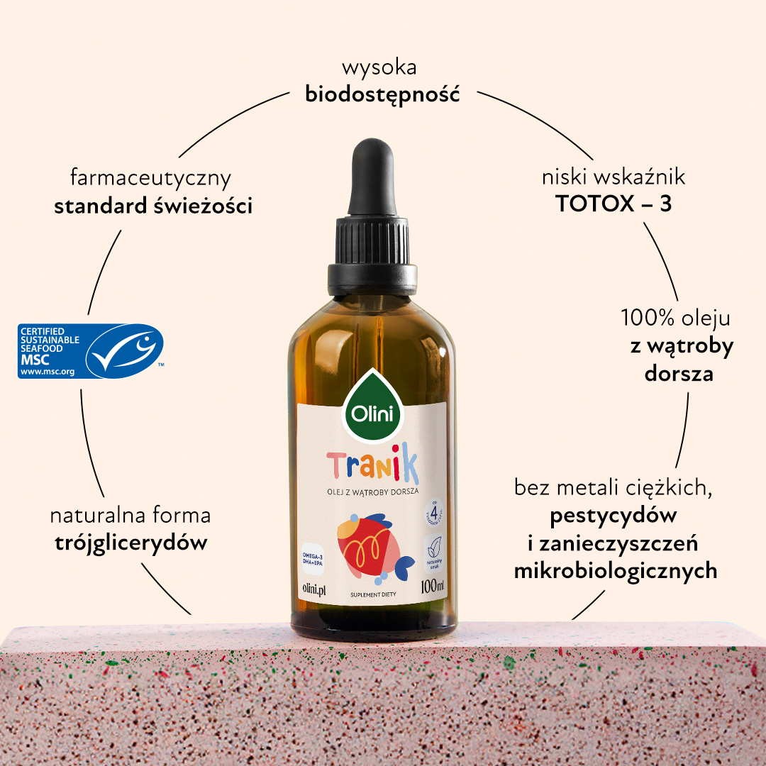 Tranik Olini – tran dla niemowląt