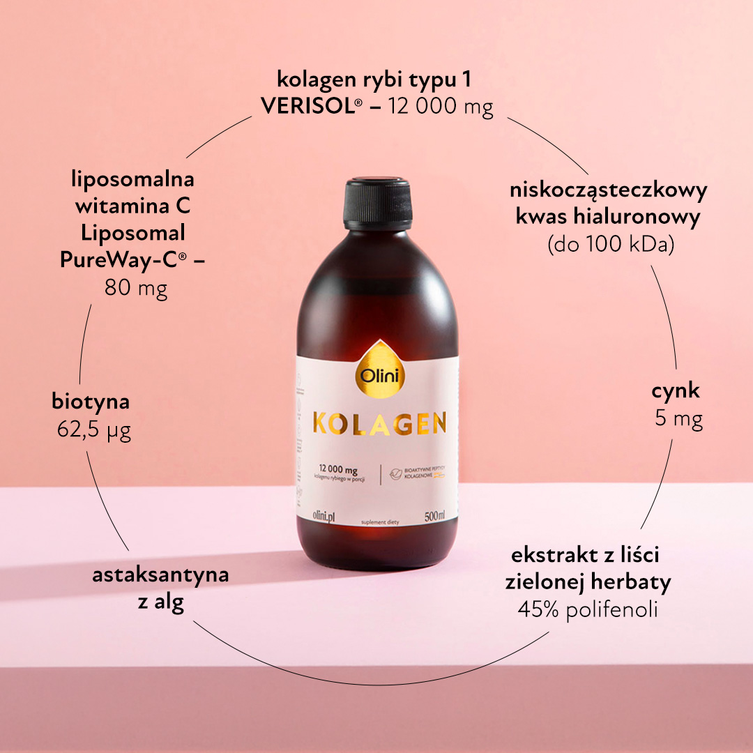 Kolagen rybi w płynie – butelka 500 ml